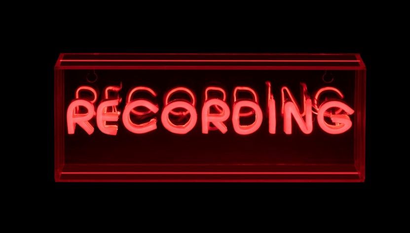 RECORDING - Neon Acrylic Light Box